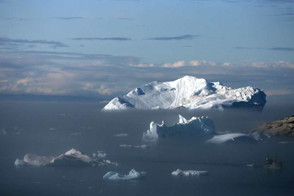 Ice in Greenland.