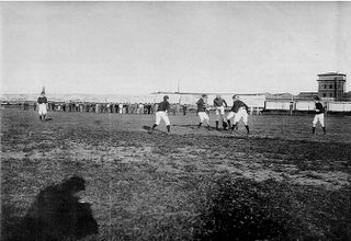 A match at the Flores Old Ground, Buenos Aires