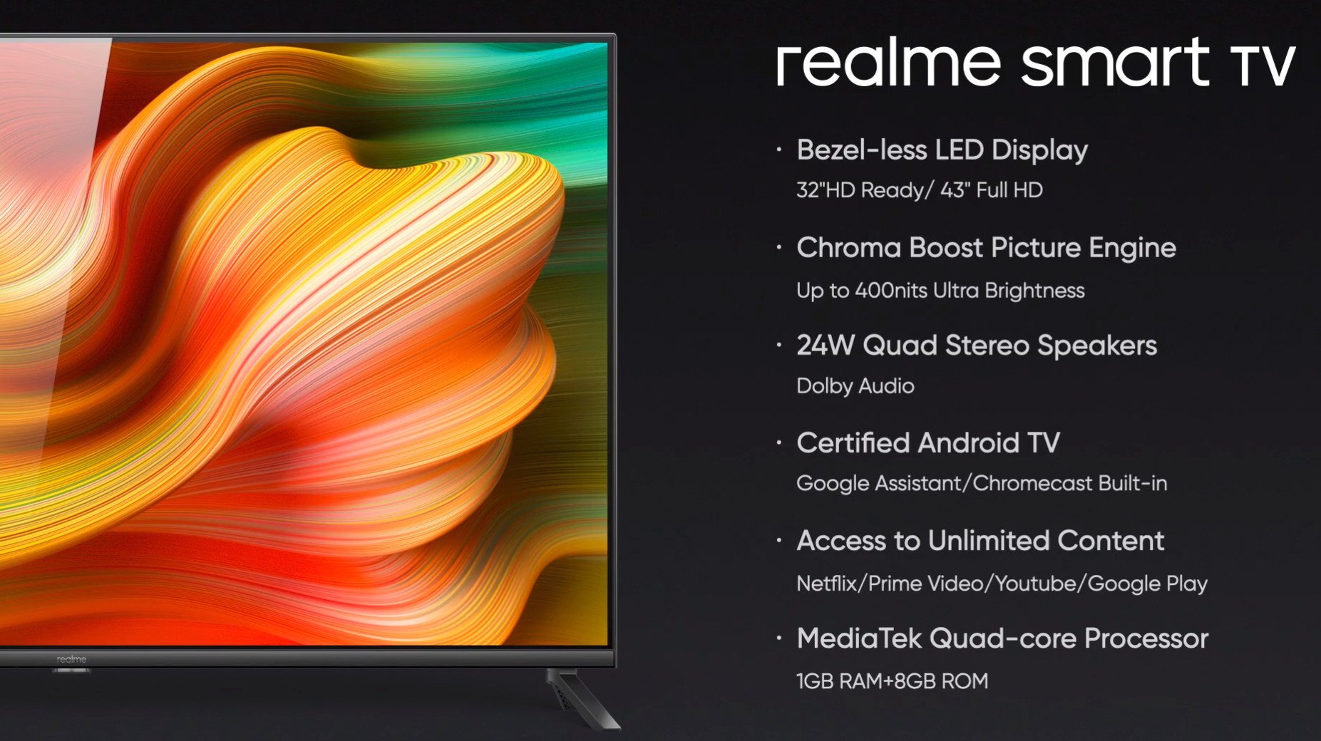 Led телевизор 43 realme tv 43 rmv2004