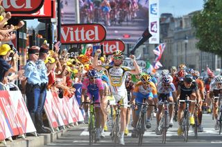 Mark Cavendish wins, Tour de France 2010 stage 18