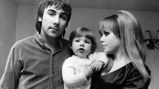 Mandy Moon with father Keith and mother Kim in 1968