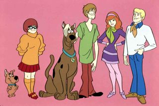 The Scooby Doo gang, featuring Velma