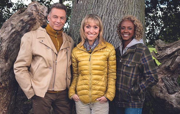 Winterwatch shows Chris Packham, Michaela Strachan and Gillian Burke