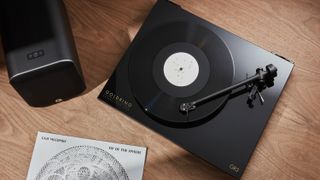 The Goldring GR3 turntable in a modern home