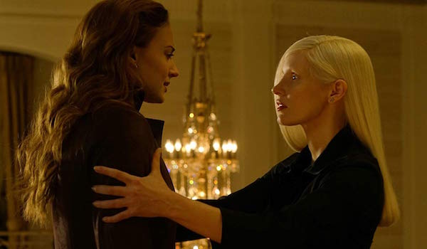 Jean Grey and Jessica Chastain's character in Dark Phoenix