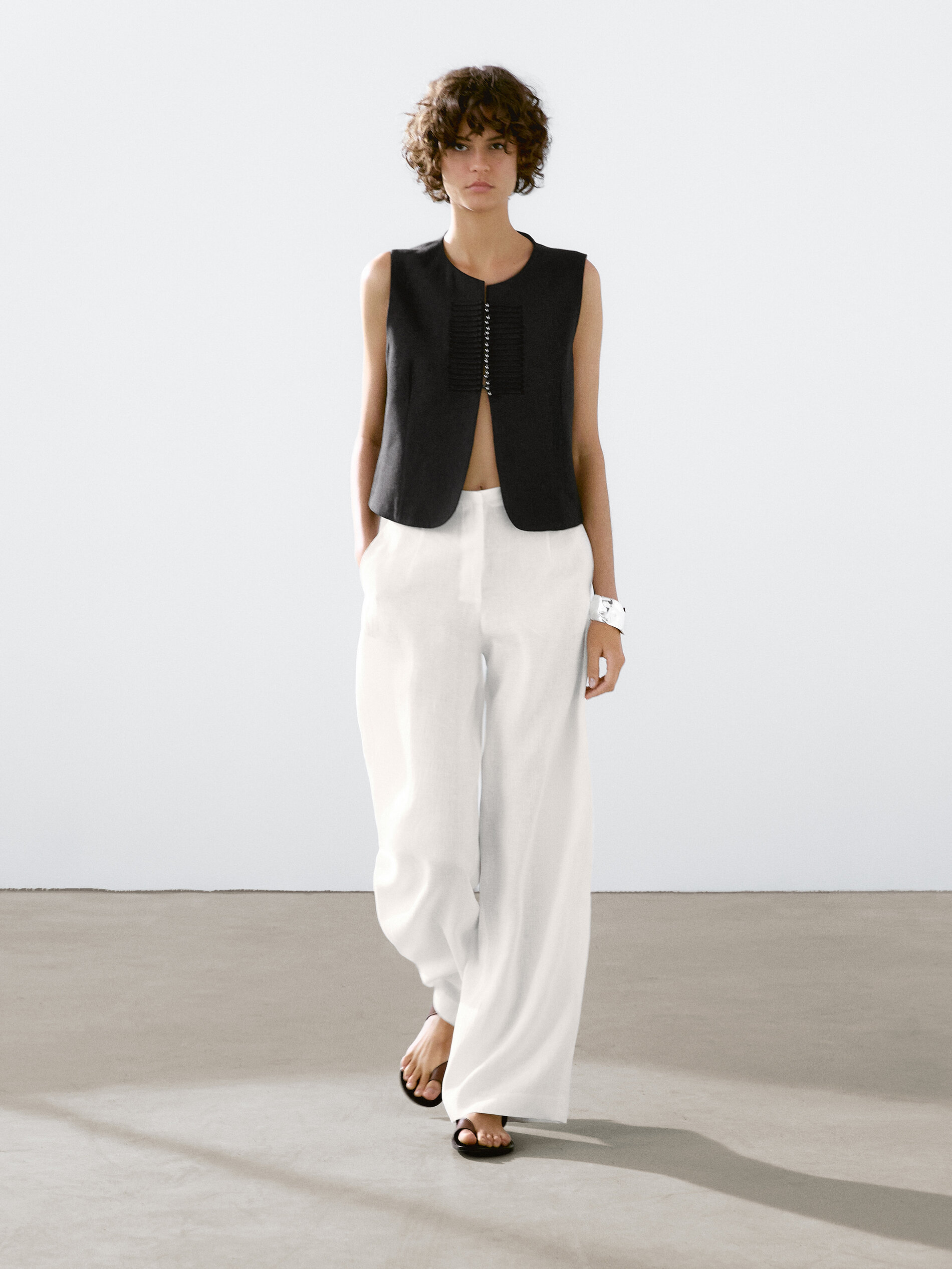 100% Linen Suit Trousers