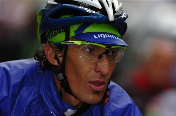 Franco Pellizotti (Liquigas) had a successful day out in the rain