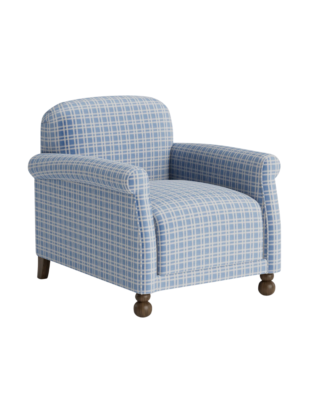 a gingham chair