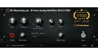 G-Sonique BFX24 filter plugin