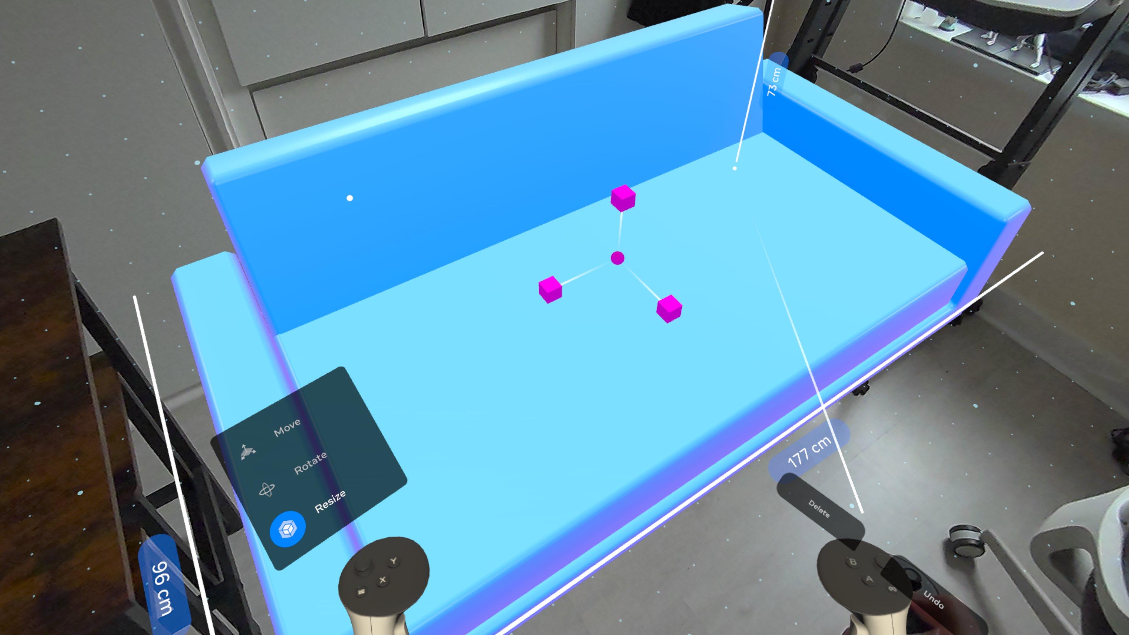 Meta Quest 3 Layout app