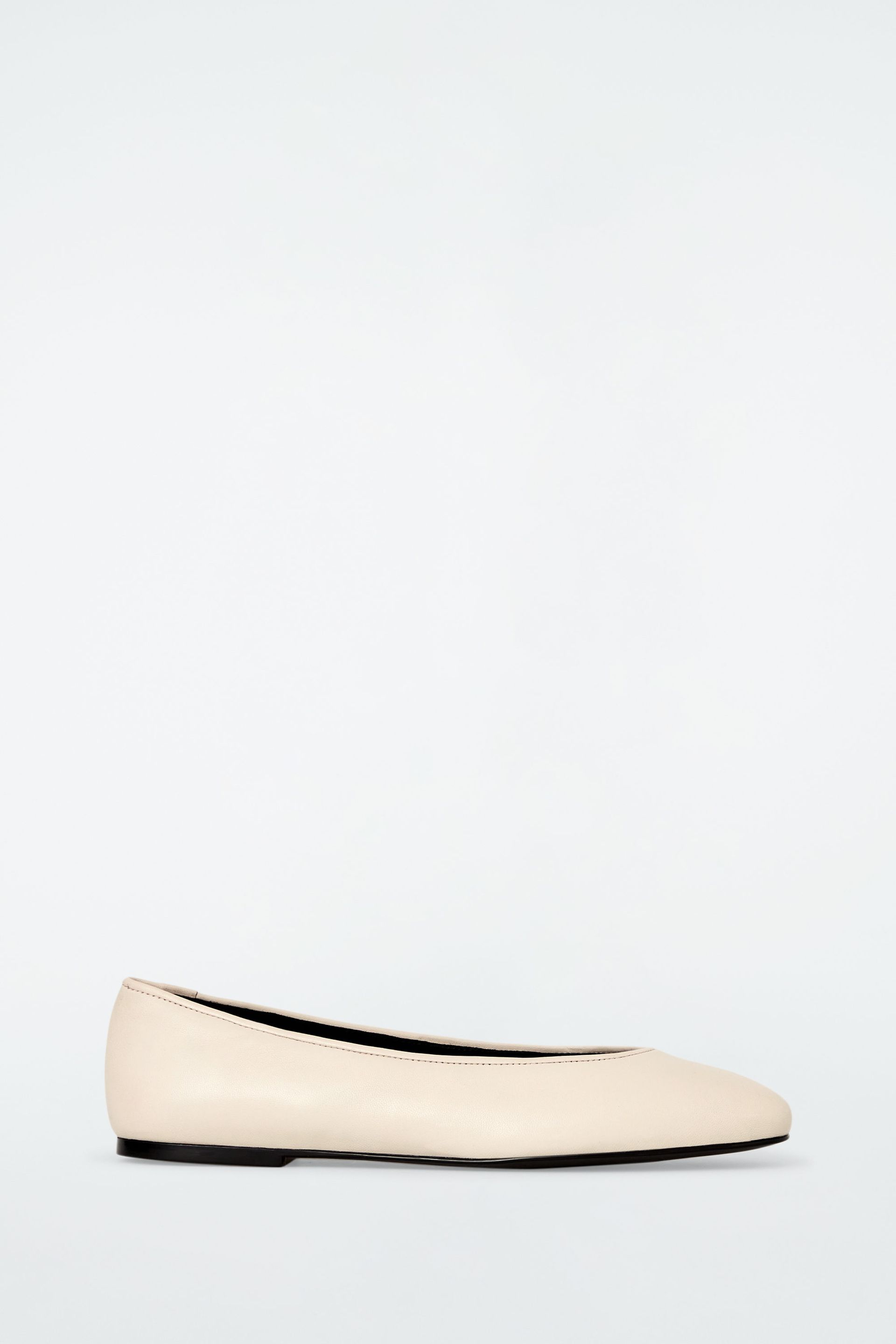 Leather Ballerina Flats