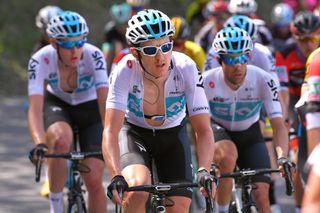 Geraint Thomas during stage 4 at Tour de Romandie