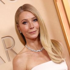 Gwyneth Paltrow attends the 98th Oscars in white dress