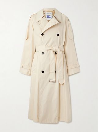 Belted Cotton-Gabardine Trench Coat