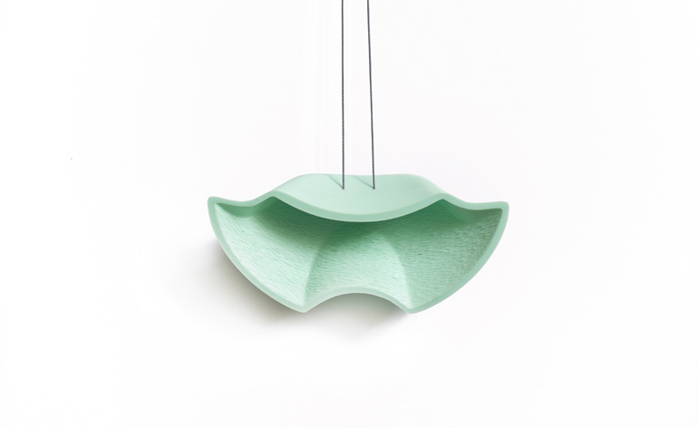 necklace in plastic and nylon