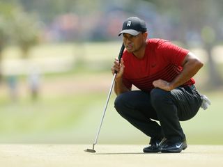 Tiger Woods finished in a tie for second