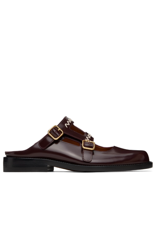 An image of slip-on loafers from Marni