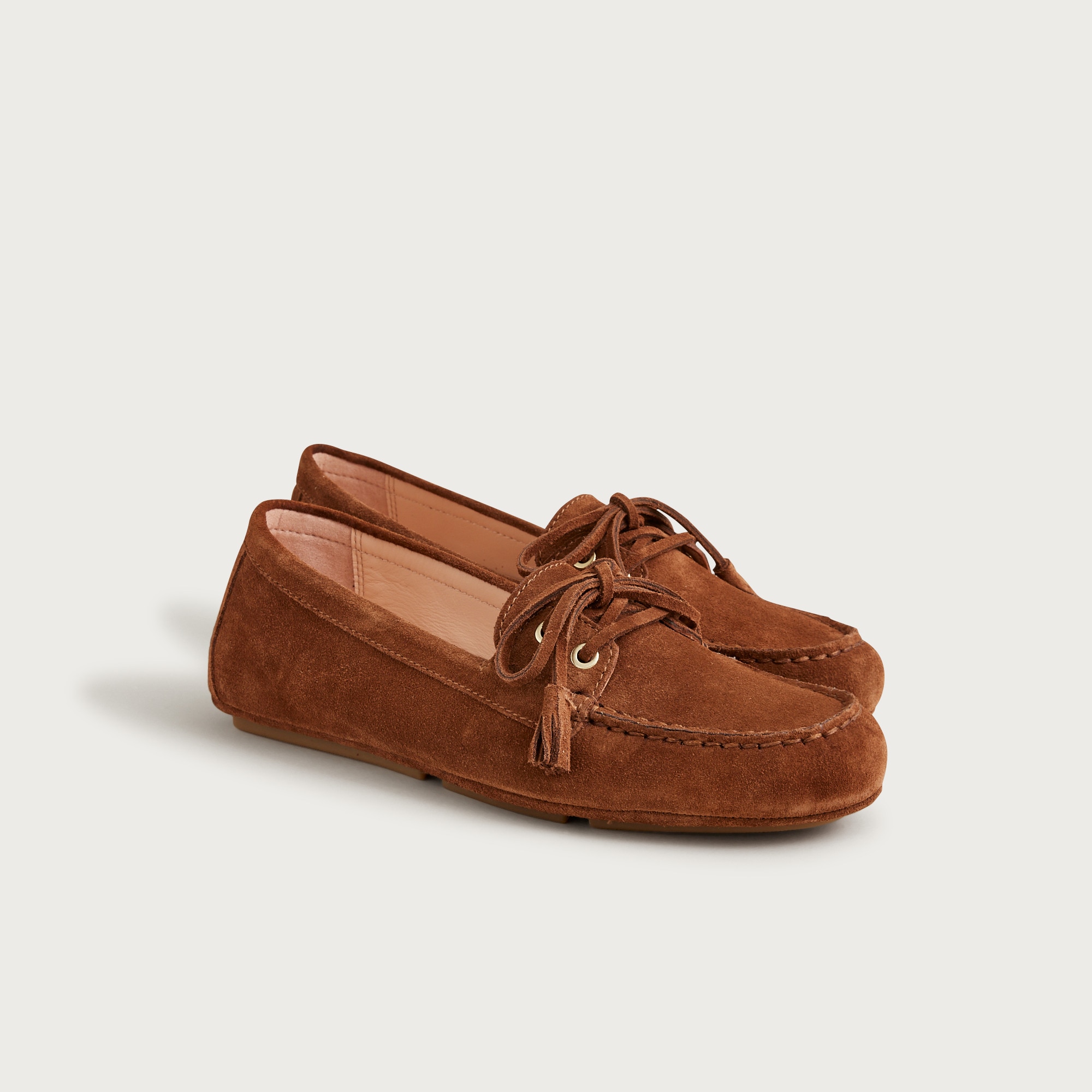 Driving Loafers in Suede With Two Sets of Laces