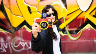 The Lomography Fisheye No. 2 Graffiti used by a photographer