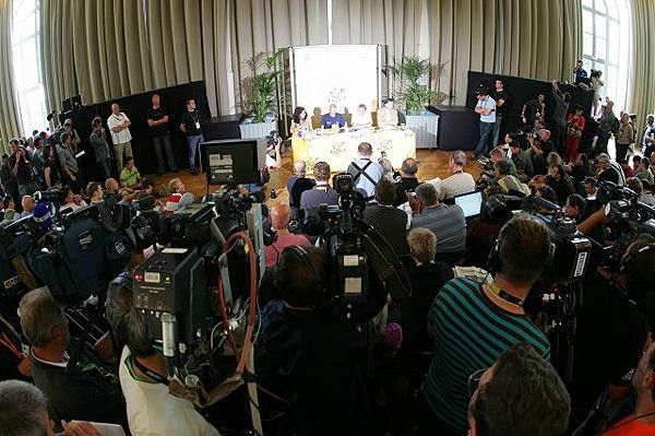 The assembled media questions