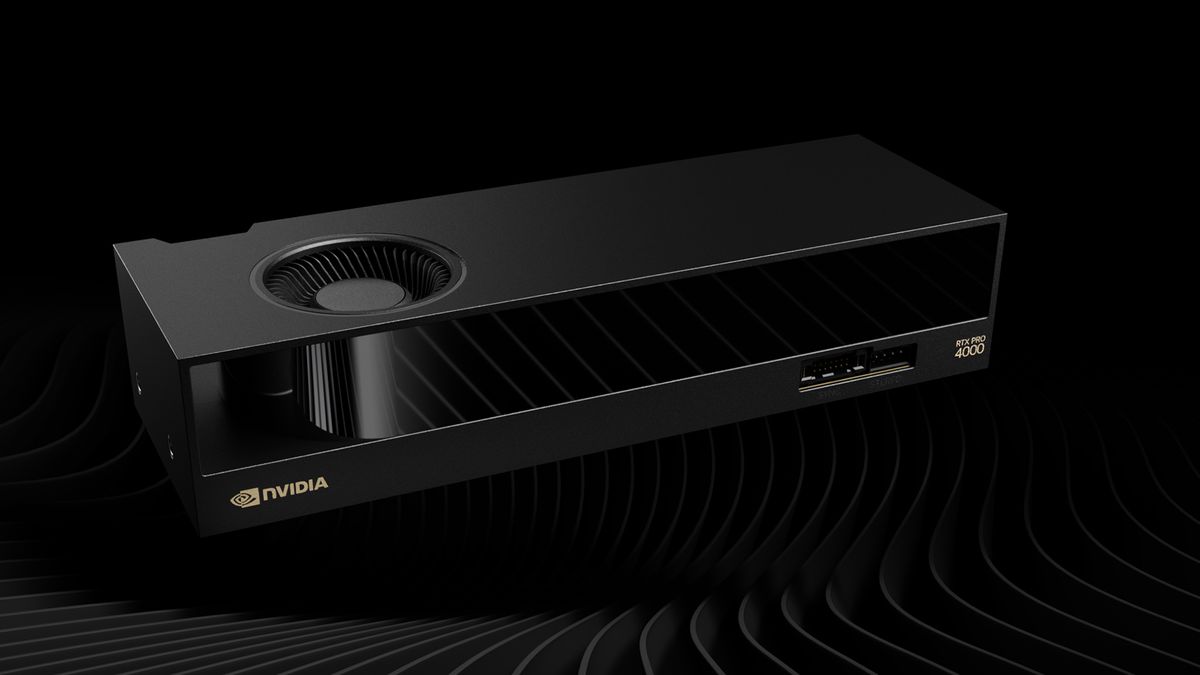Nvidia introduces compact Blackwell professional graphics cards — RTX Pro 4000 SFF and Pro 2000 GPUs arrive at SIGGRAPH 2025