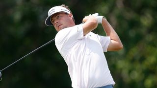 Keith Mitchell takes a shot at the 3M Open at TPC Twin Cities