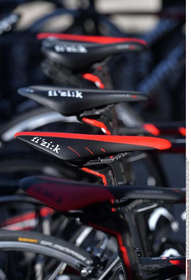 BMC is using fizik saddles in 2015