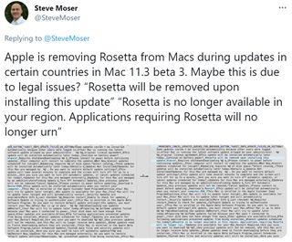 macOS 11 Rosetta Code