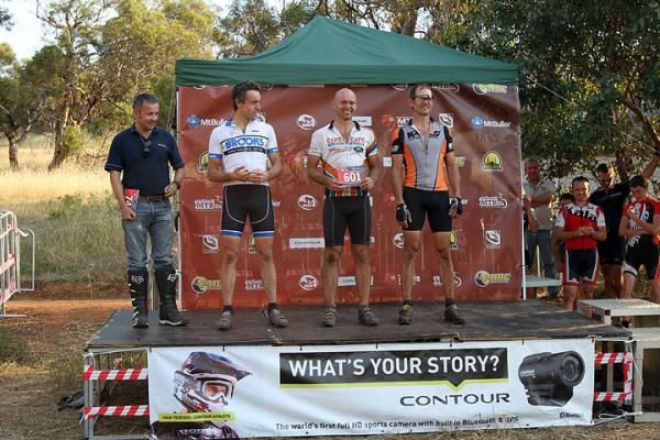 Master men's podium