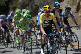 stage eight of the 2014 Amgen Tour of California on May 18, 2014 in Thousand Oaks, California.