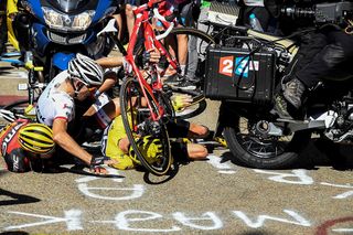 Pandemonium in Provence: Tour de France crowds out of control on Ventoux