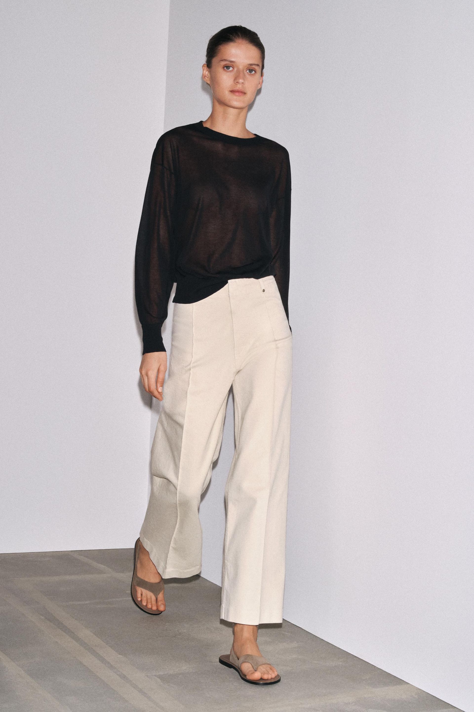 Zw Collection High Waist Wide Leg Jeans