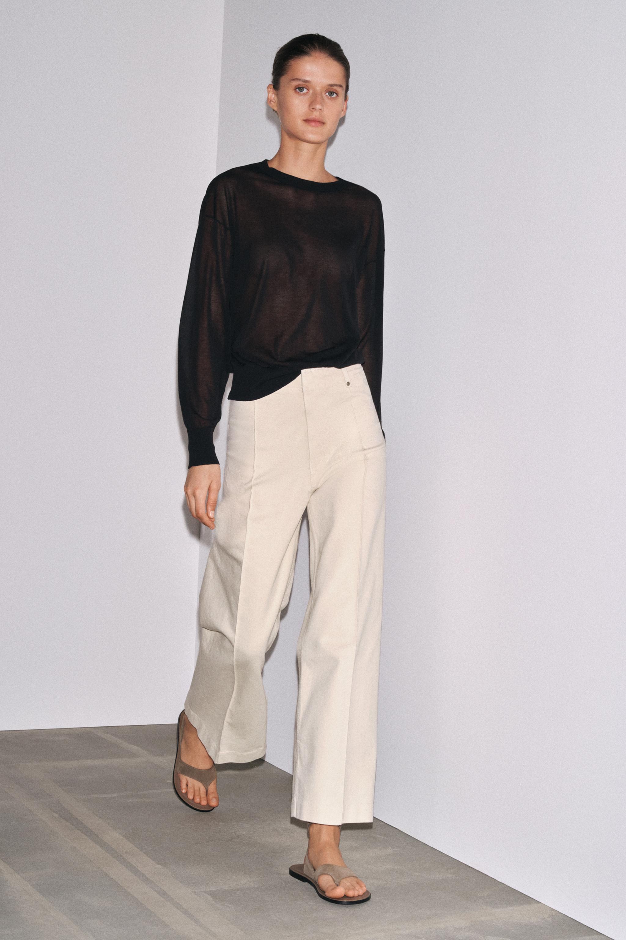 Zw Collection High Waist Wide Leg Jeans