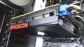 AMD Radeon R9 Nano installed