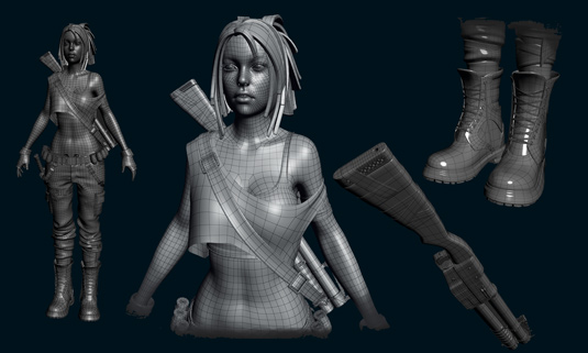 Take time to perfect your model's topology and modelling
