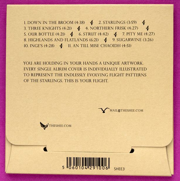 Murmurations unique CD packaging Creative Bloq