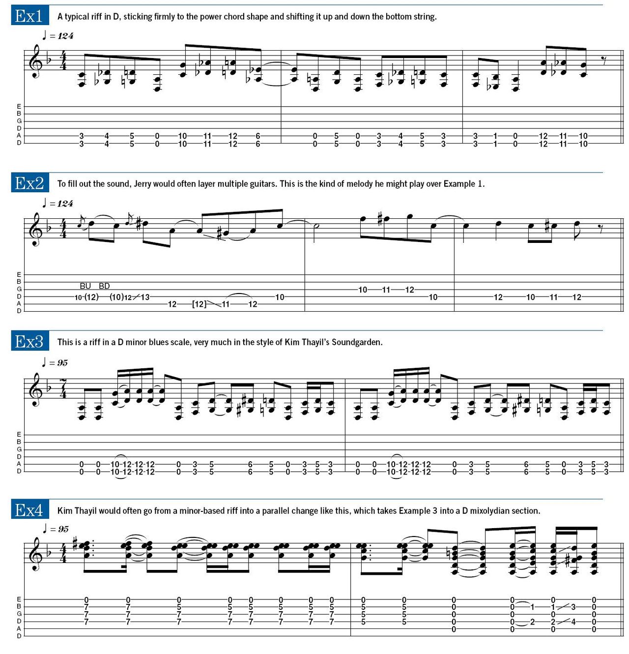 Tab: Play better rhythm: Drop D riffing