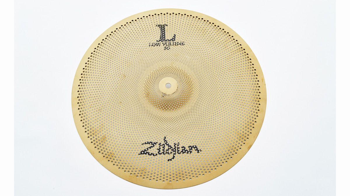 Zildjian L80 Low Volume 16 Inch Crash Cymbal with Baseball Cap and Polish Cloth