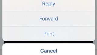 3. Print an email
