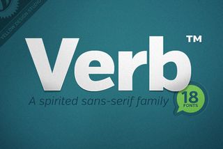 Verb font