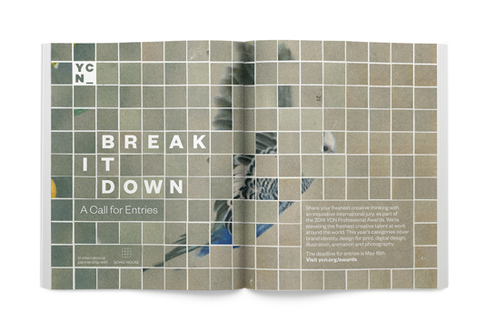 Another image from the Call for Entries print advertising campaign