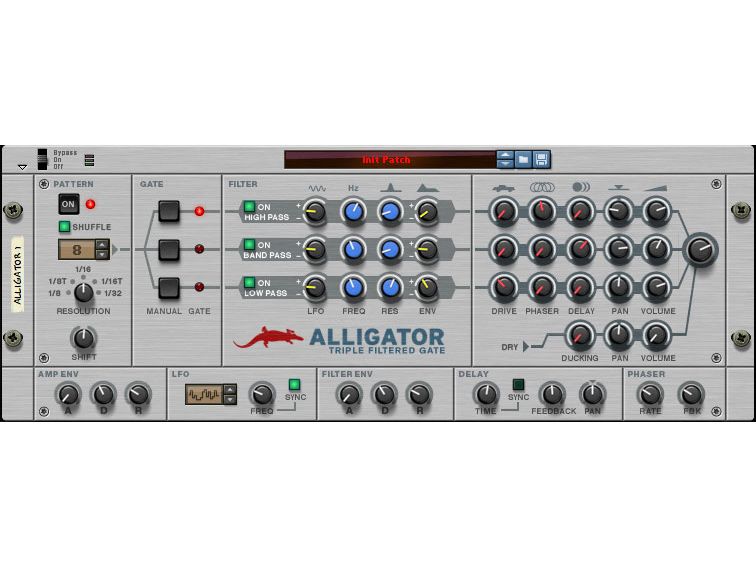 Reason's new three-channel pattern-based gate "turns bland pads into rhythmic textures, radically twists your loops, and tweaks boring beats into blockrocking breaks".