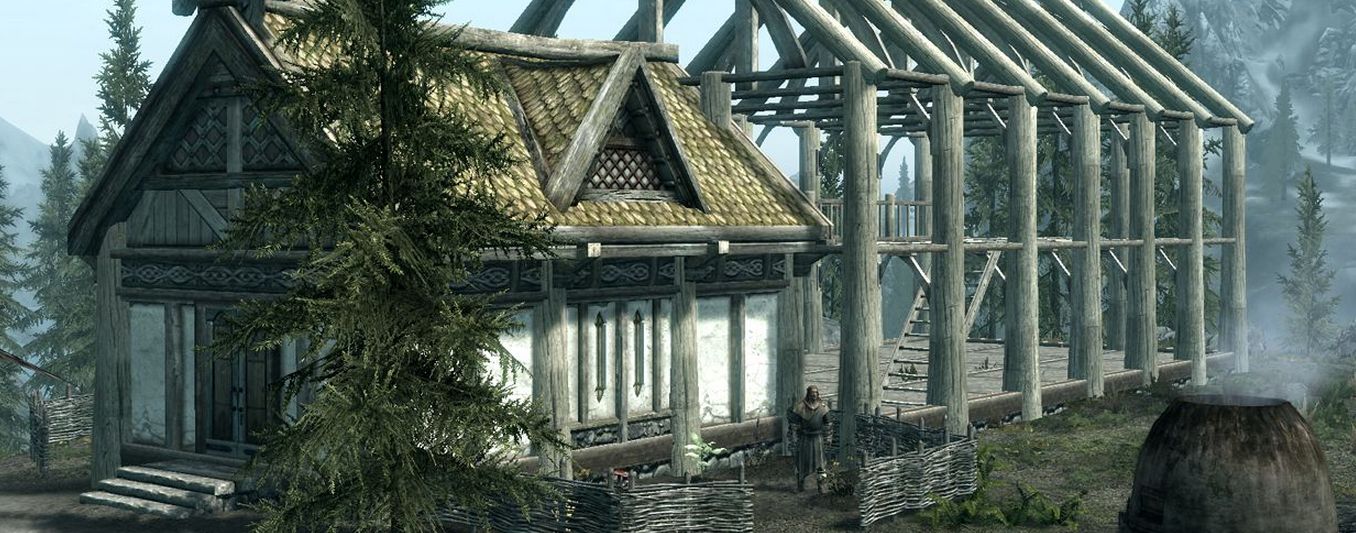 The Elder Scrolls V Skyrim Hearthfire half constructefd