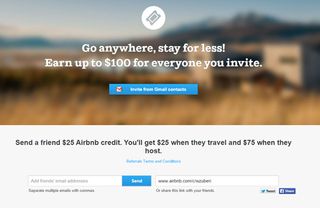 Airbnb bribes you to share the service with friends