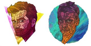 Geometric portraits