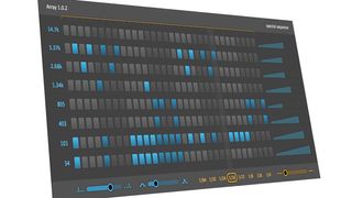 Array comprises a bank of eight parallel -36dB/octave resonant band-pass filters