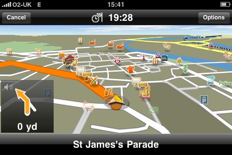 Navigon mobile navigator for iphone