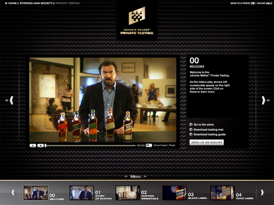 Zack created this hugely successful multi-channel project for Johnnie Walker