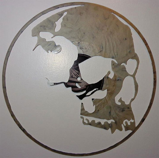 hand cut vinyl art