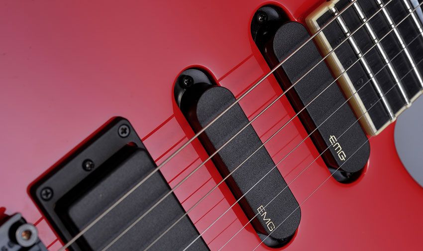 The '84 model used Jackson active pickups, but EMGs are the choice here